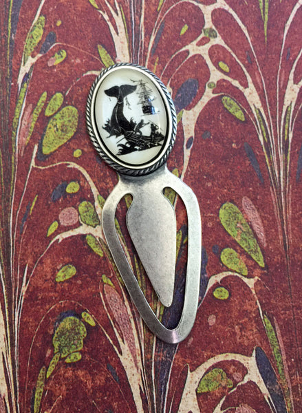 MOBY DICK Silhouette Bookmark