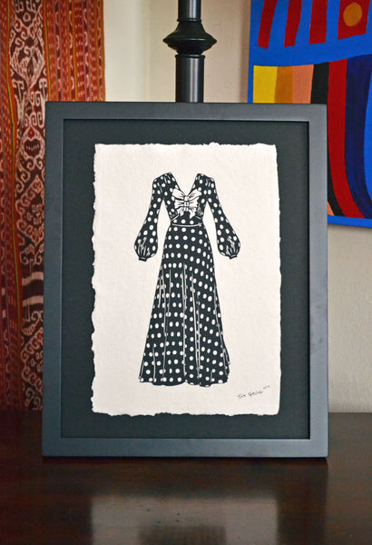 Starlet Dress - Hand-Cut Silhouette Papercut