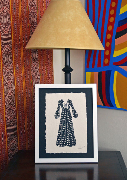 Starlet Dress - Hand-Cut Silhouette Papercut