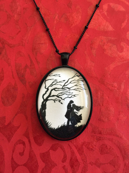 WUTHERING HEIGHTS Necklace, pendant on chain - Silhouette Jewelry