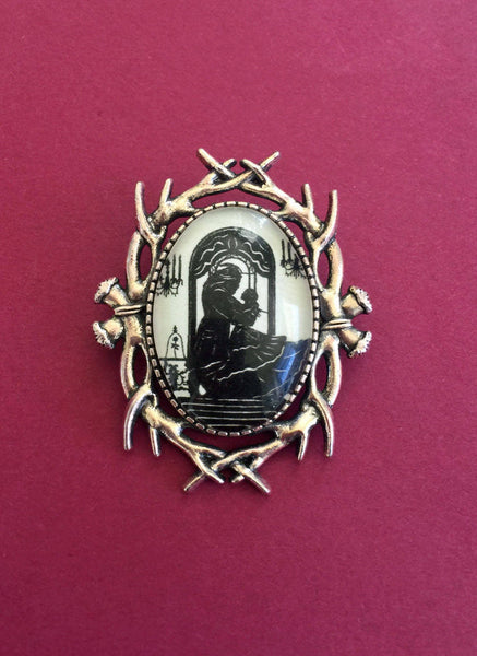 BEAUTY and the Beast Brooch - Silhouette Jewelry