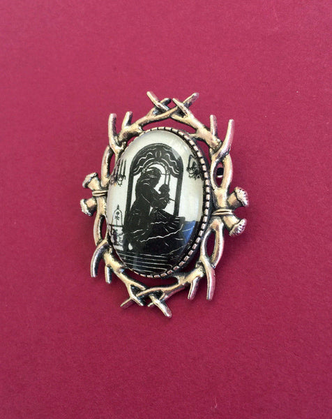 BEAUTY and the Beast Brooch - Silhouette Jewelry