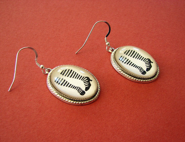 WAITING for the PHONE to RING Earrings - Silhouette Jewelry