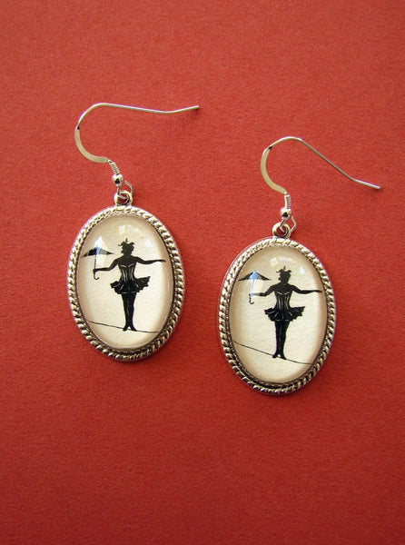 Elvira on a Tightrope Earrings