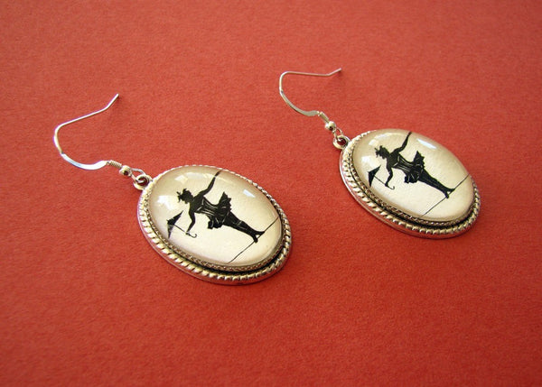 Elvira on a Tightrope Earrings