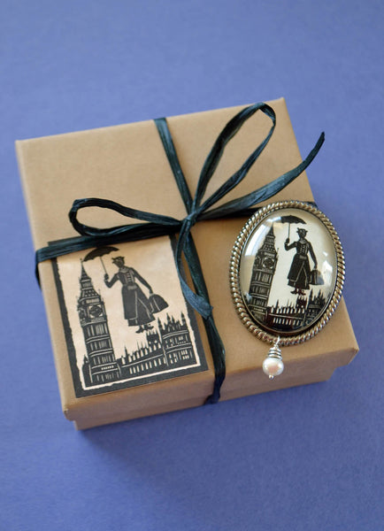 MARY POPPINS Brooch - Silhouette Jewelry