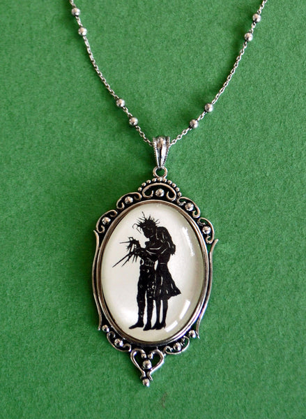 EDWARD SCISSORHANDS No. 1 Necklace, pendant on chain - Silhouette Jewelry