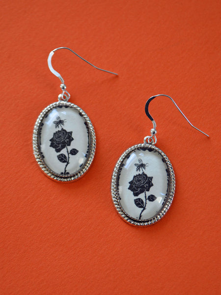 The BEE and The ROSE Earrings