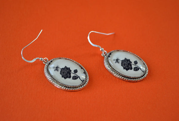 The BEE and The ROSE Earrings