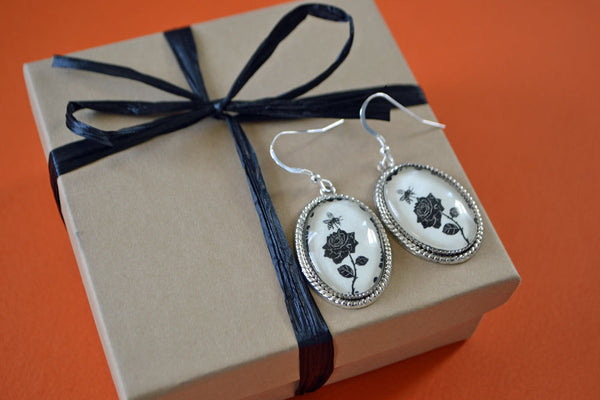 The BEE and The ROSE Earrings