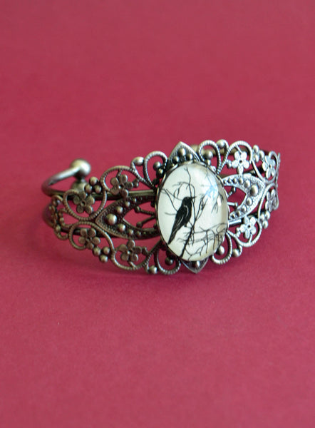 FOR the LOVE of CROWS Bracelet - Silhouette Jewelry