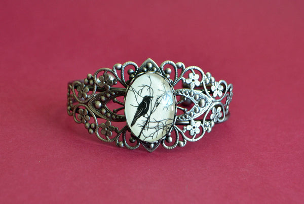 FOR the LOVE of CROWS Bracelet - Silhouette Jewelry