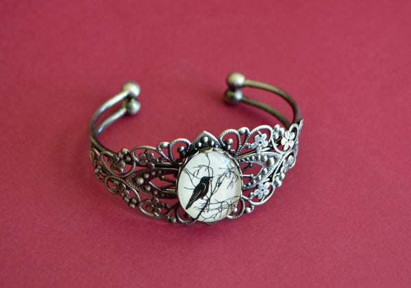 FOR the LOVE of CROWS Bracelet - Silhouette Jewelry