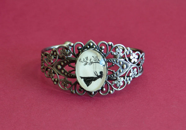 GIRL on a SWING Bracelet - Silhouette Jewelry