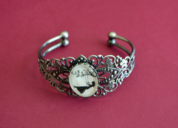 GIRL on a SWING Bracelet - Silhouette Jewelry