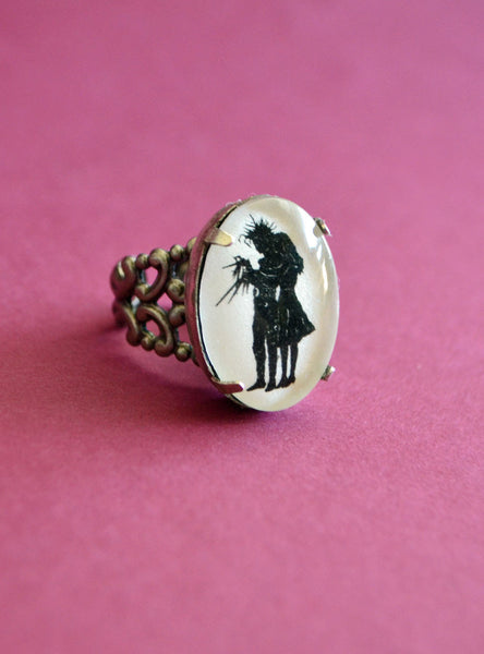 EDWARD SCISSORHANDS Ring - Silhouette Jewelry