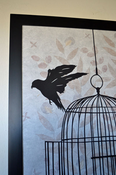 BACK WHERE You BELONG Papercut - Large, 22x28, Limited Collectors Edition