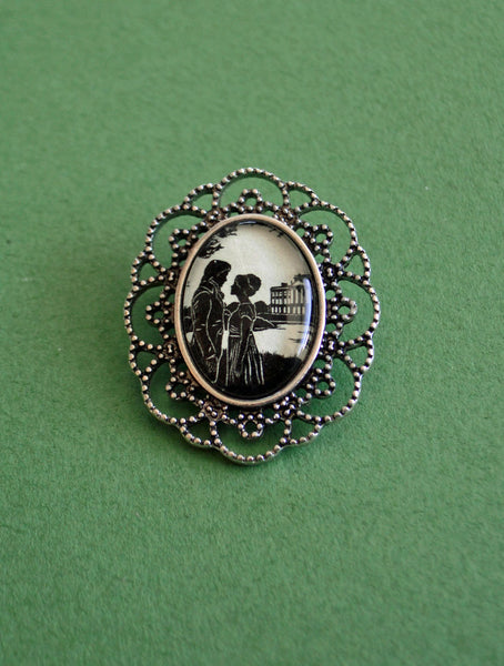 PRIDE AND PREJUDICE Brooch - Silhouette Jewelry