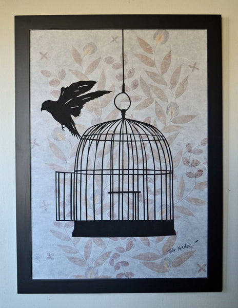 BACK WHERE You BELONG Papercut - Large, 22x28, Limited Collectors Edition