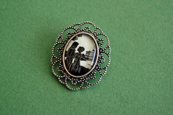 PRIDE AND PREJUDICE Brooch - Silhouette Jewelry