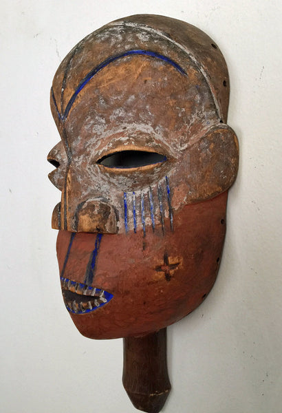 African Mask, Baholoholo (Holoholo) Tribe, Congo, Very Rare, Large, Wooden, Old