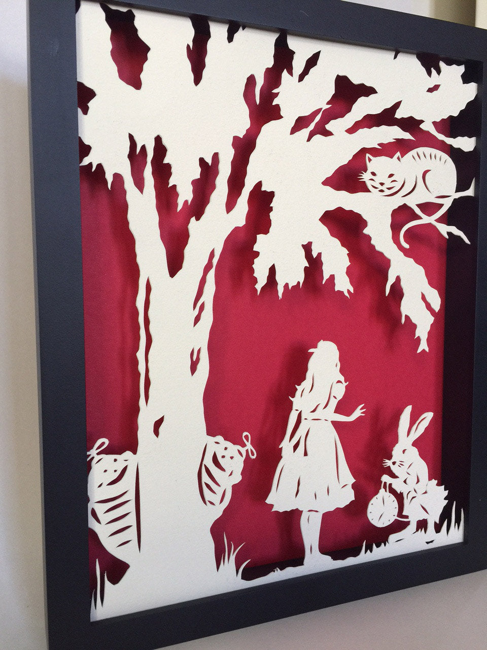 Alice in Wonderland アートパネル Alice_in_Wonderland_Shadow_box