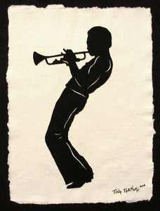 MILES DAVIS Papercut - Hand-Cut Silhouette