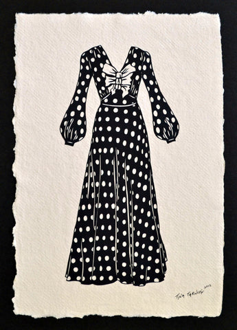 Starlet Dress - Hand-Cut Silhouette Papercut