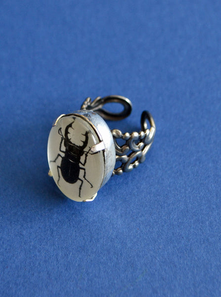 STAG BEETLE Ring - Silhouette Jewelry