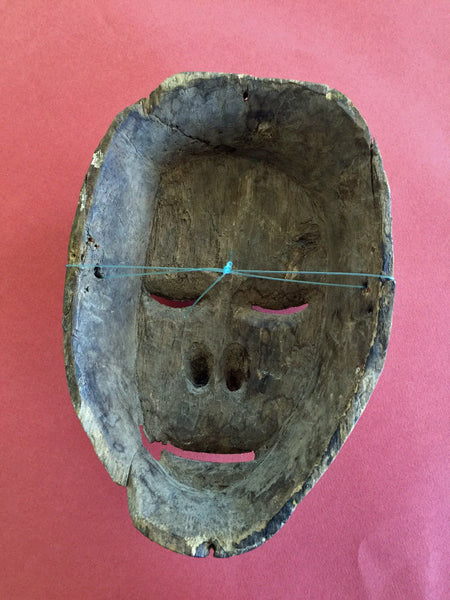 Antique Indonesian Mask, Vintage Wooden Mask