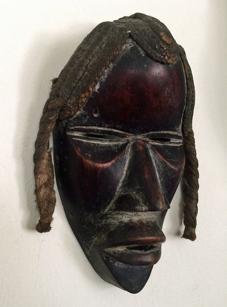 African Mask, Dan Tribe, Ivory Coast, Liberia, Wooden, Old
